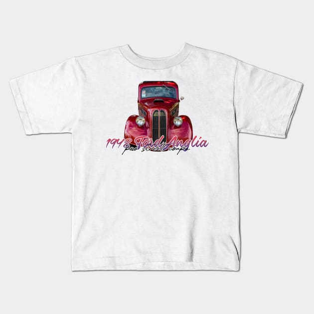 1948 Ford Anglia Pro Street Coupe Kids T-Shirt by Gestalt Imagery